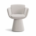 Rune-B Sculptural Swivel Dining Chair