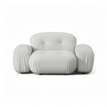Vela Off-White Velvet Grand Lounge
