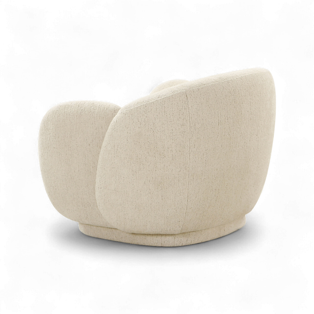 Etrusca Lounge Chair Cream Boucle