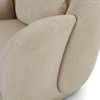 Etrusca Lounge Chair Cream Boucle