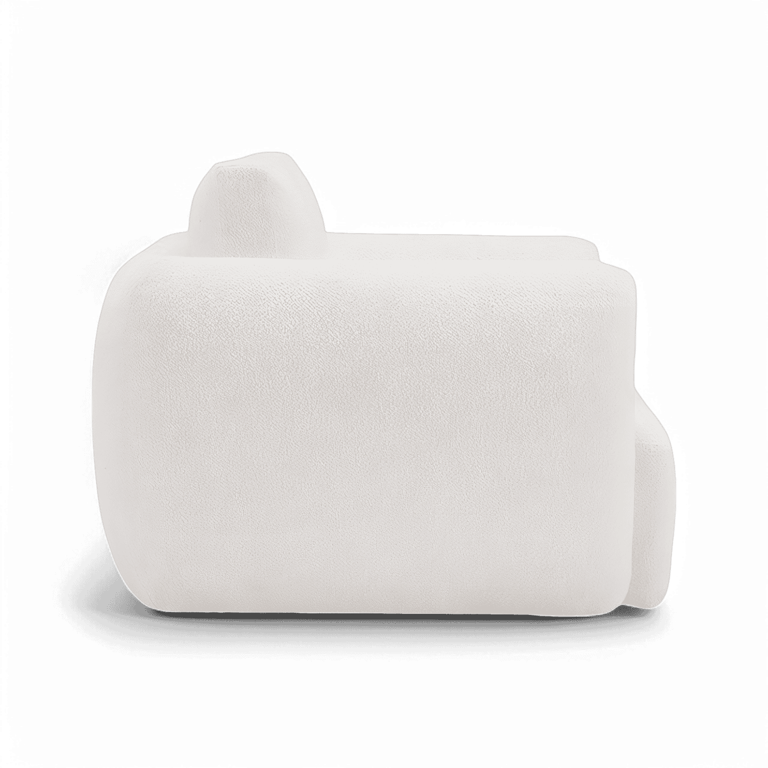 Gabriele Lounge Chair White Boucle