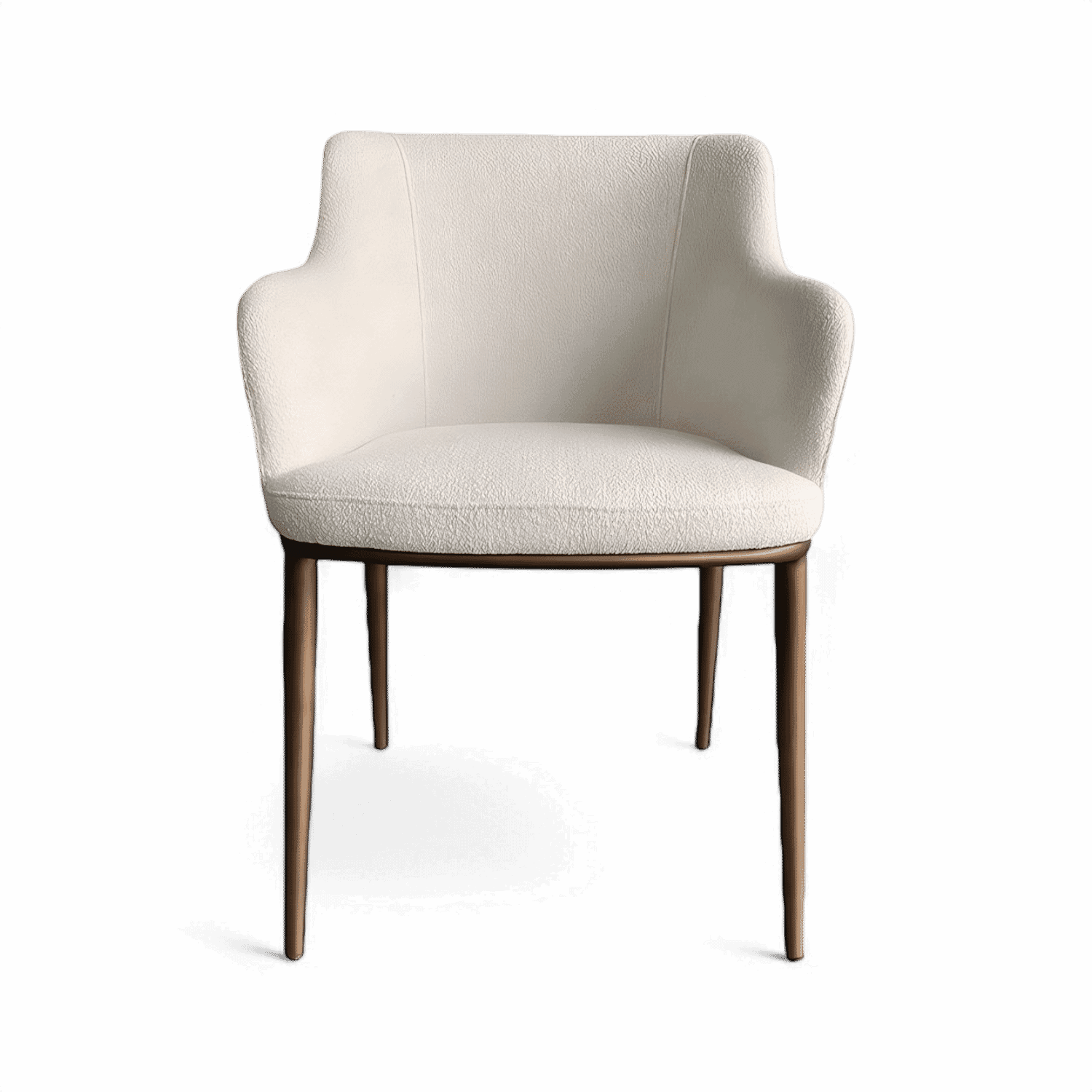 Jade Dining Chair White Boucle