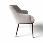 Jade Dining Chair White Boucle