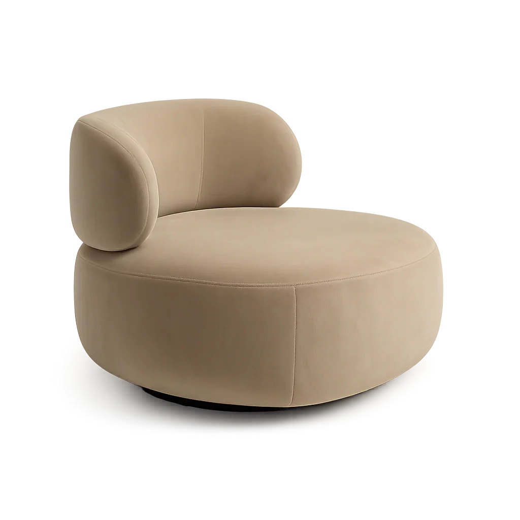 Lilo Plump Swivel Lounge Chair