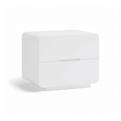 Aria White Nightstand