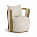 Equinox Beige Swivel Chair
