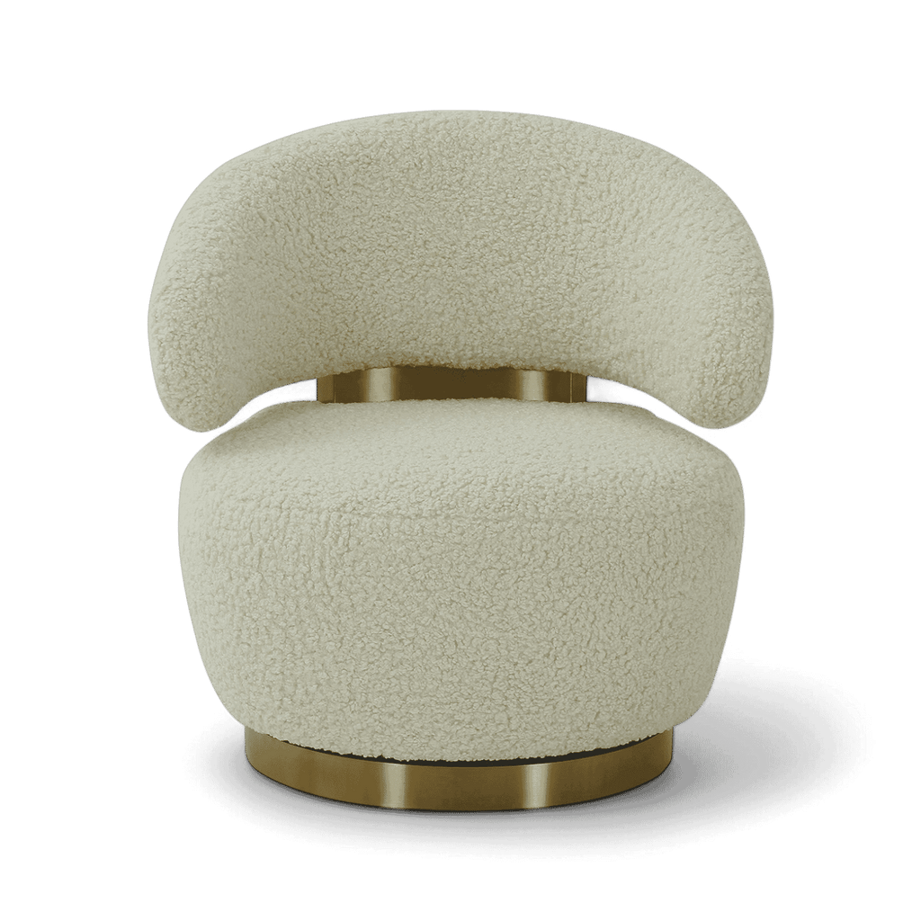 Lusso Gilded Shearling Swivel
