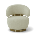 Lusso Gilded Shearling Swivel