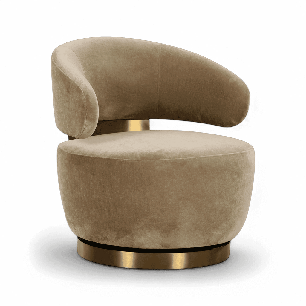 Lumina Oat Swivel Lounge