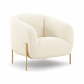 Celestia Gilt Shearling Chair