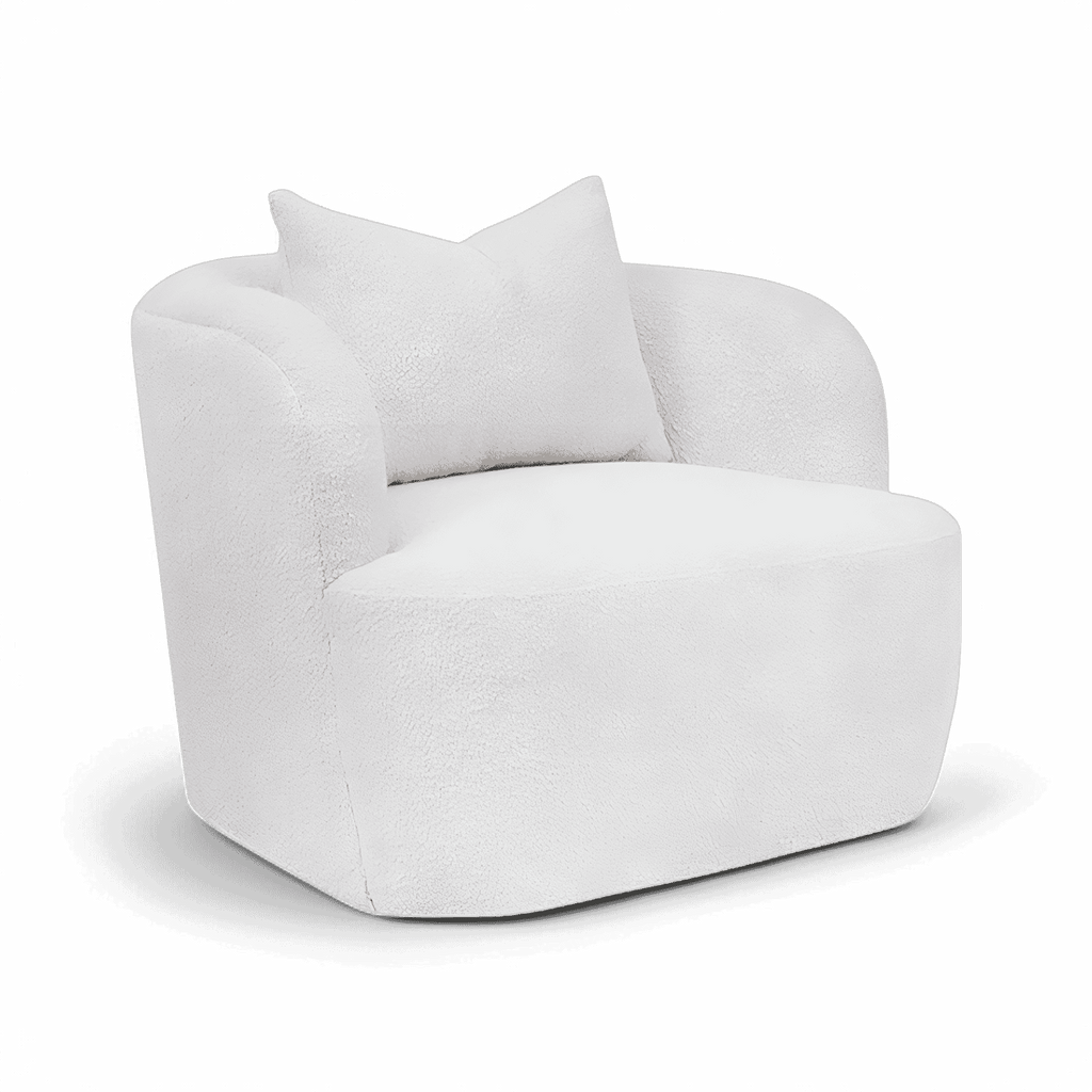 Serenity Boucle Swivel Lounge