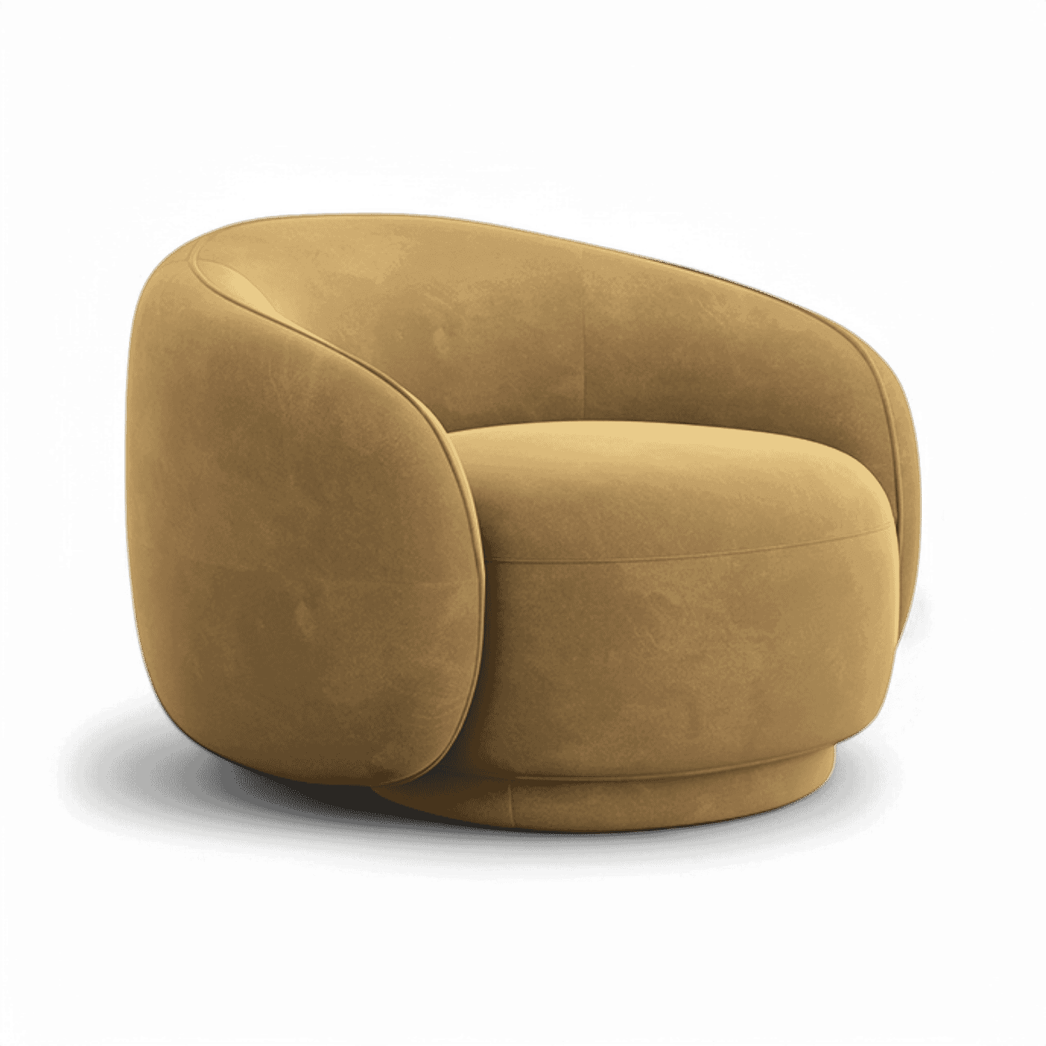 Nido Lounge Chair Camel Velvet | Modani x Kobi Karp Limited Edition