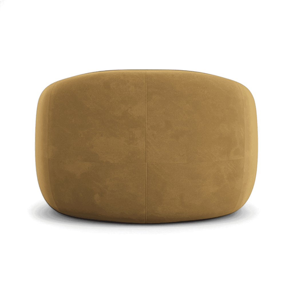 Nido Camel Velvet Cocoon Chair