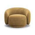 Nido Camel Velvet Cocoon Chair