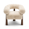 Veltrix Lounge Chair Vegan Shearling