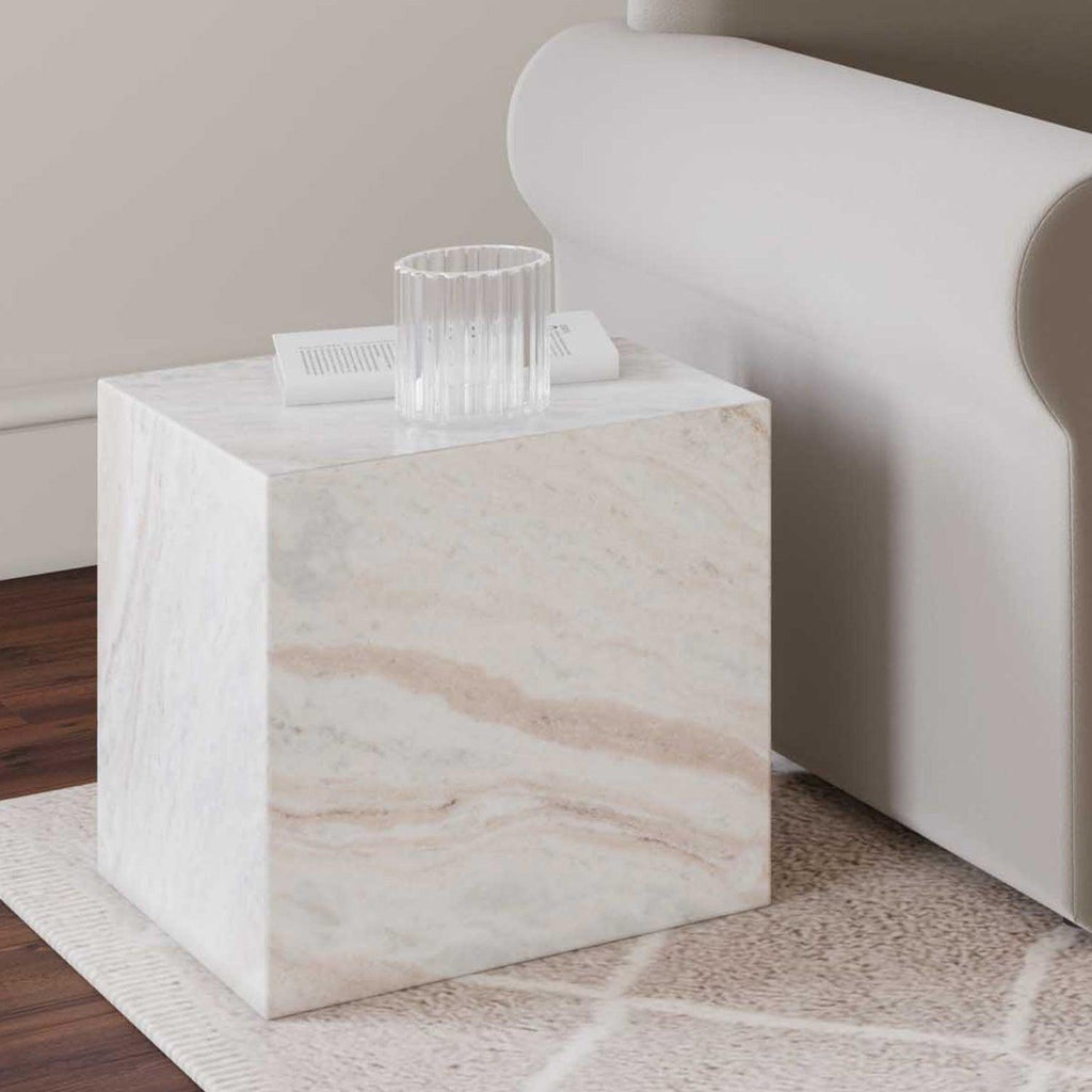 Lumina Marble Side Table