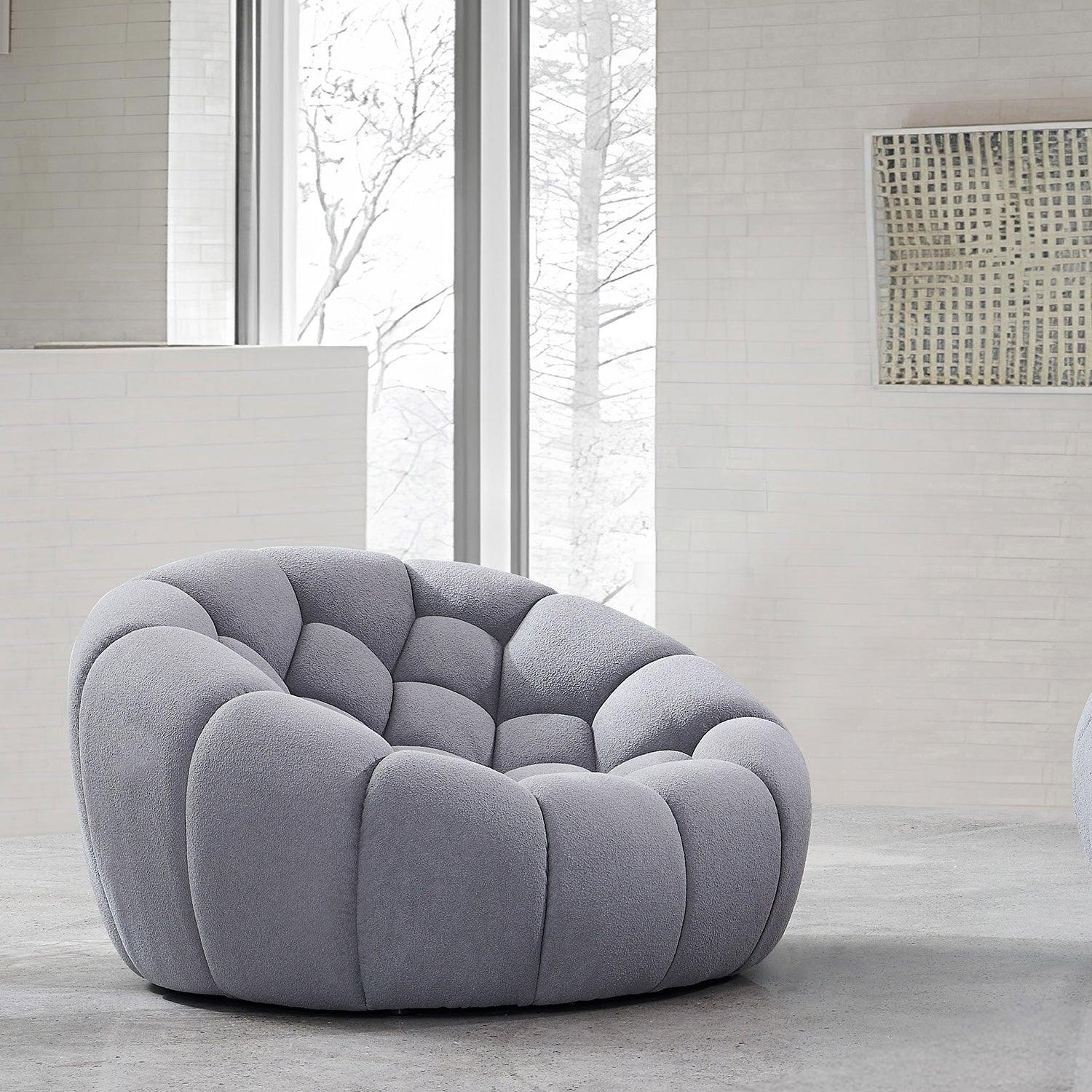 Cirrus Grey Sculptural Lounge
