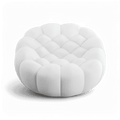 Cirrus White Boucle Sculptural Lounge