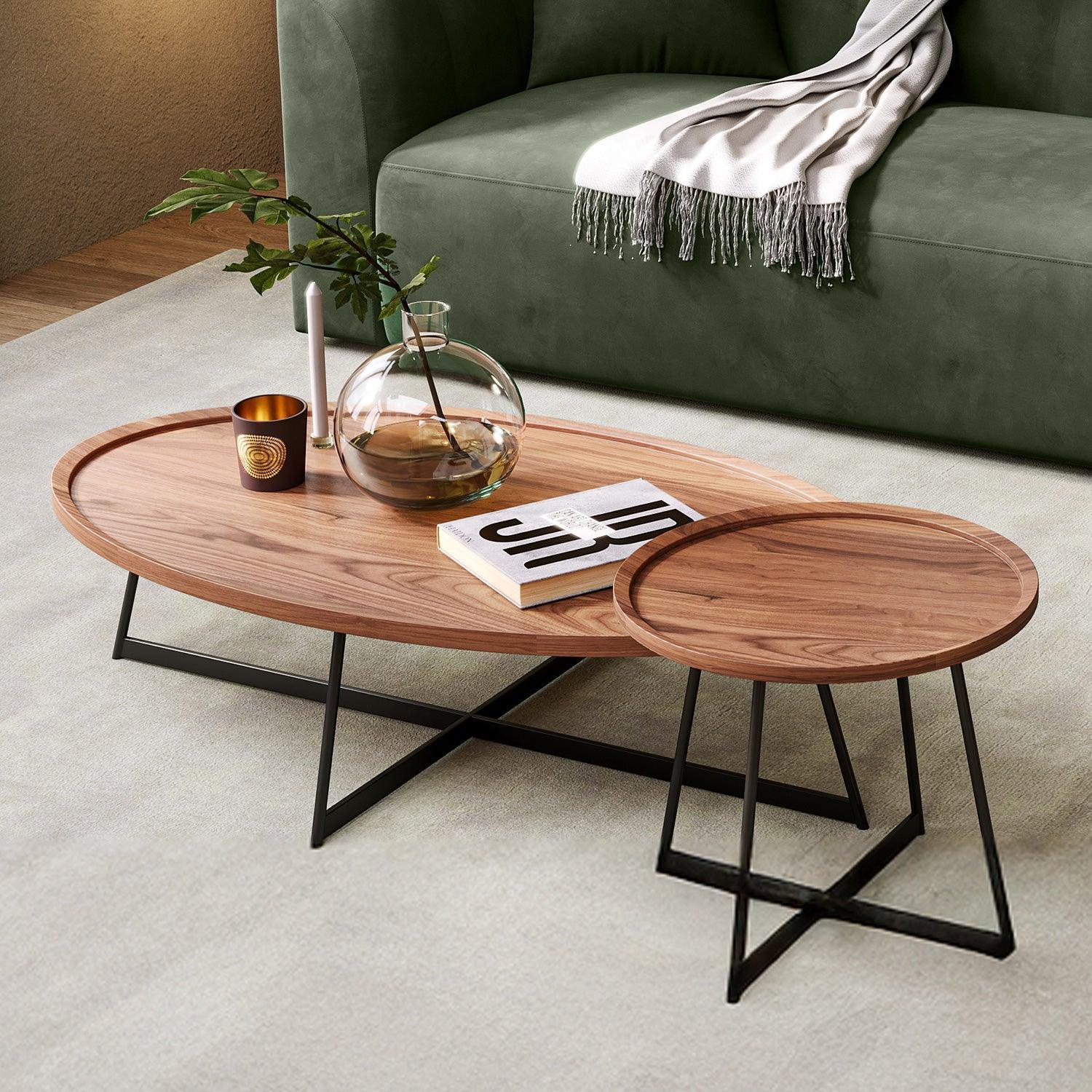 Mora Walnut Side Table