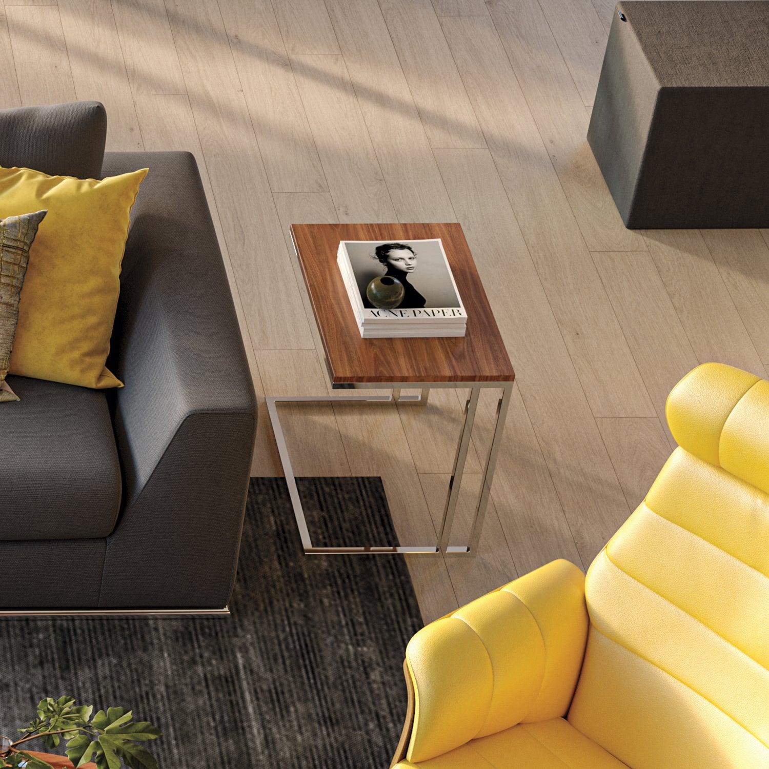 Arlo Walnut Side Table