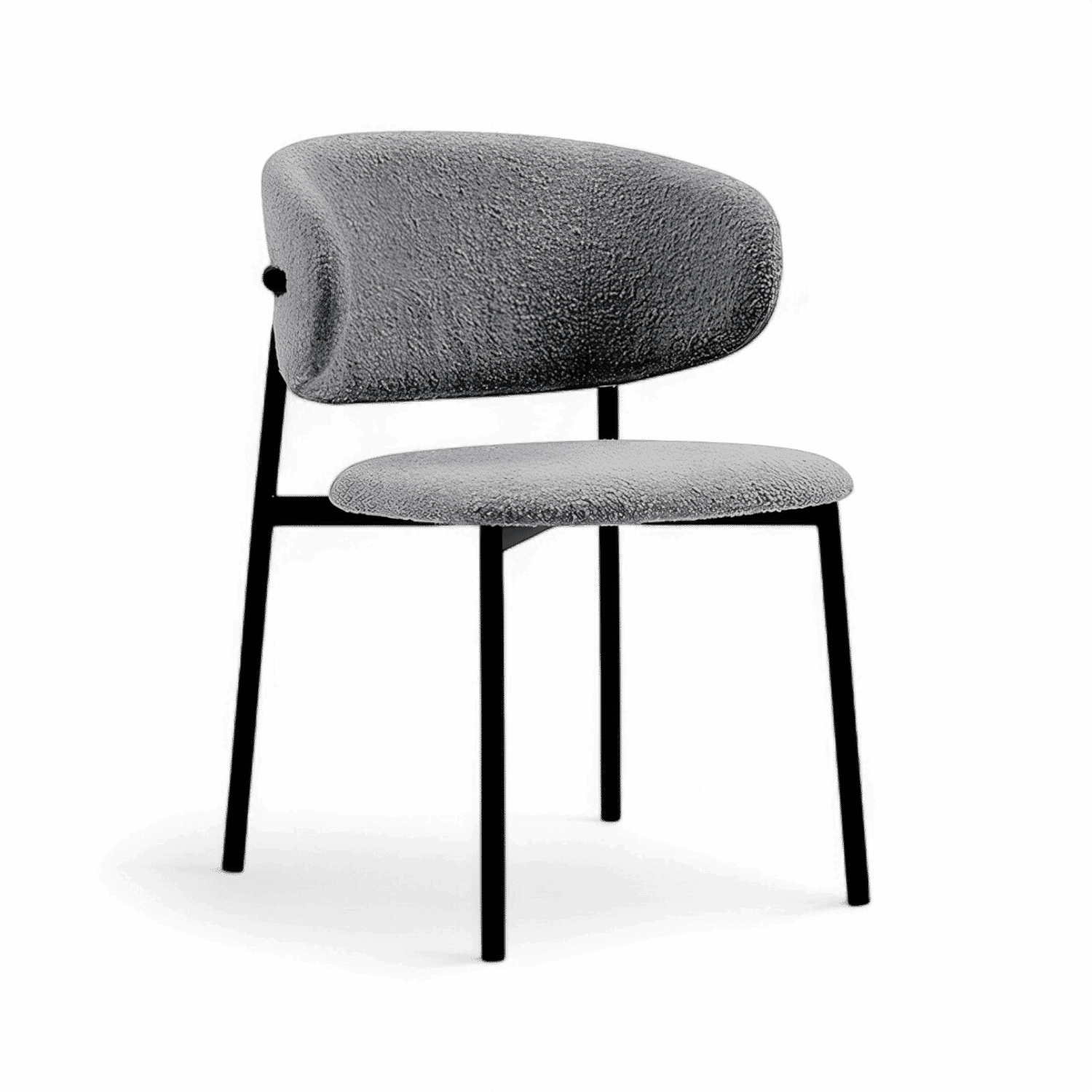 Zoya-C Minimalist Bouclé Dining Chair