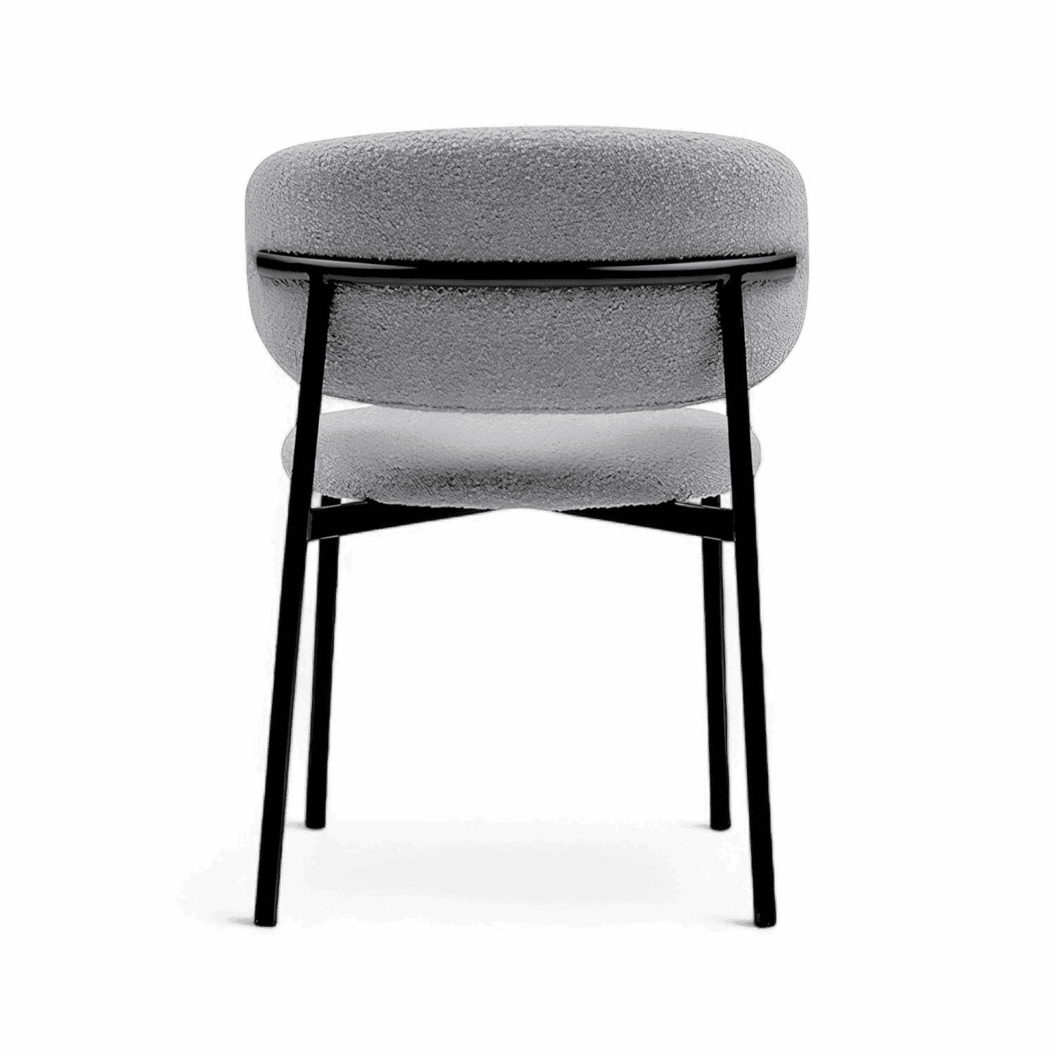 Zoya-C Minimalist Bouclé Dining Chair