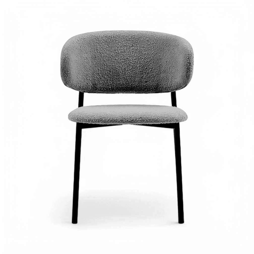 Zoya-C Minimalist Bouclé Dining Chair