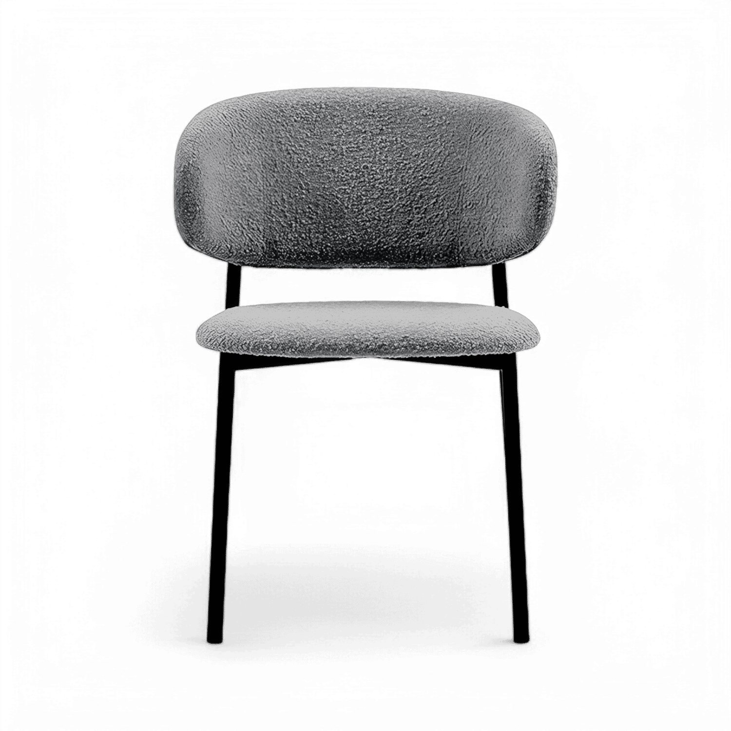 Zoya-C Minimalist Bouclé Dining Chair