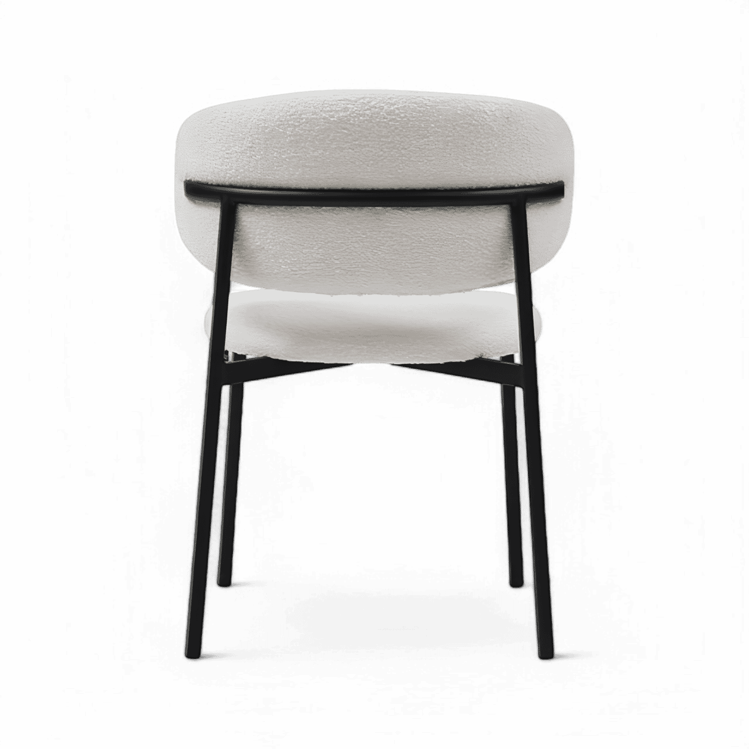 Zoya-D Minimalist Bouclé Dining Chair