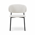 Zoya-D Minimalist Bouclé Dining Chair