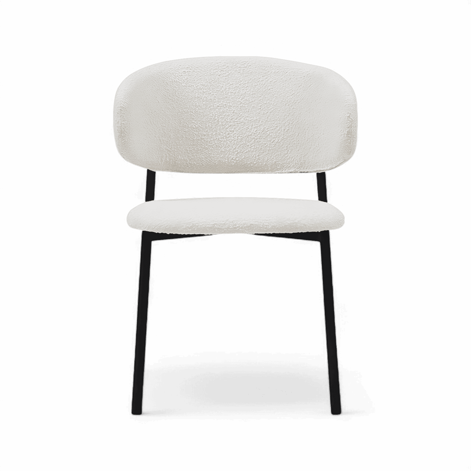 Zoya-D Minimalist Bouclé Dining Chair