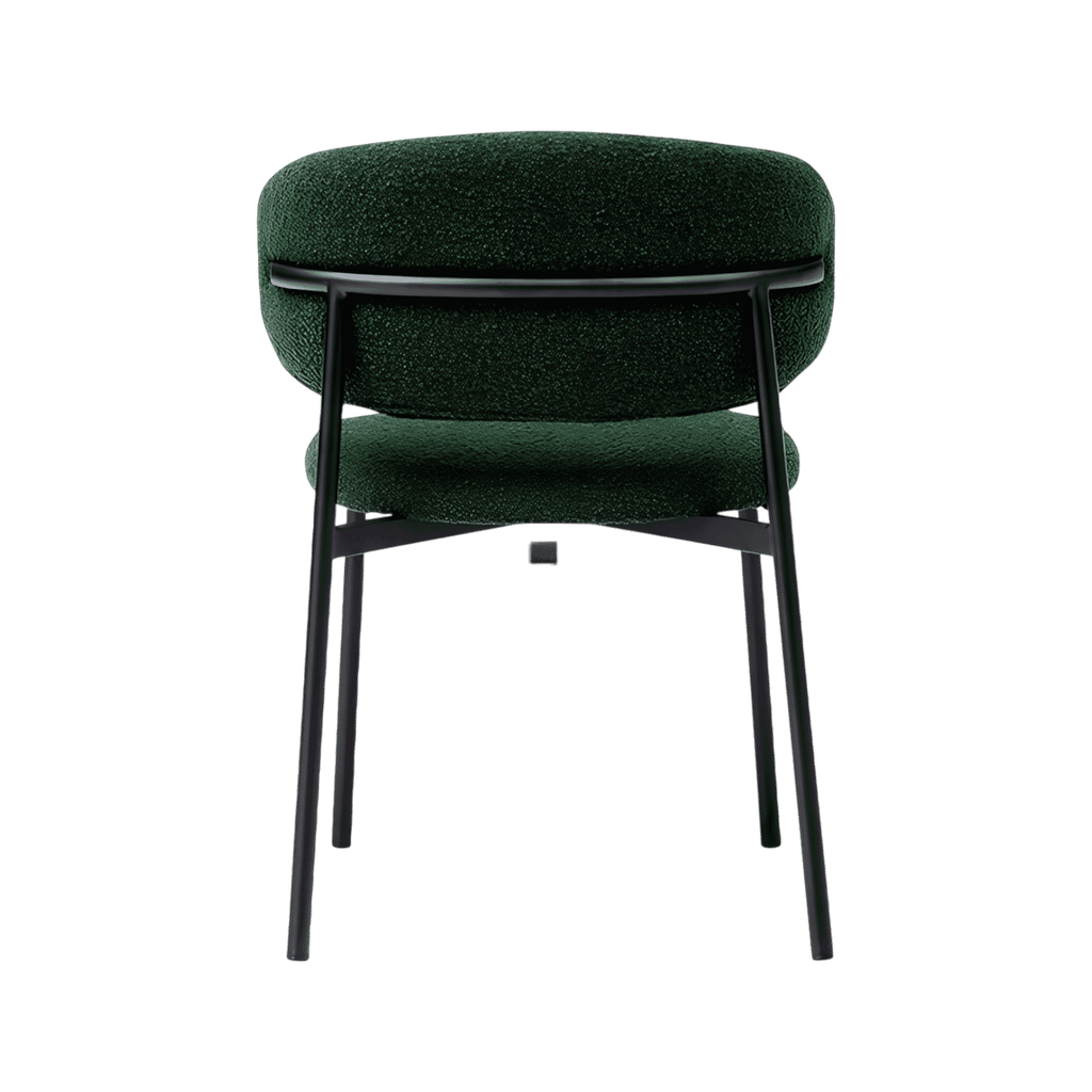Zoya-A Minimalist Bouclé Dining Chair
