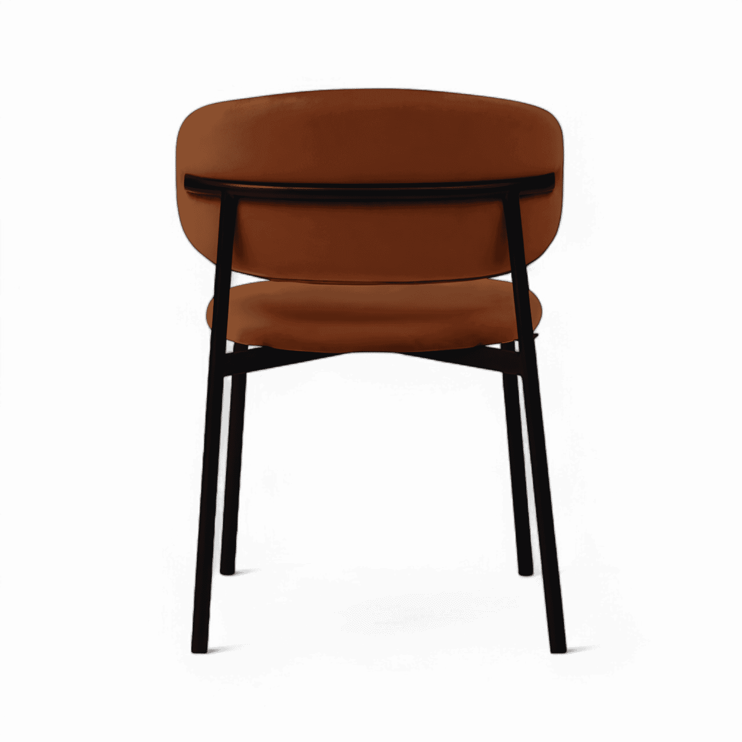 Zoya-B Minimalist Velvet Dining Chair