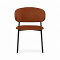 Zoya-B Minimalist Velvet Dining Chair